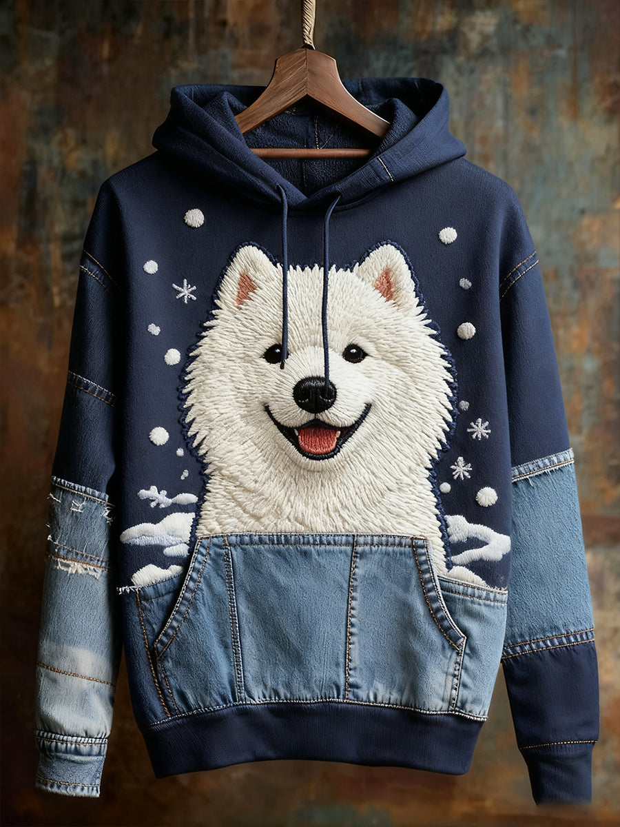 Unisex Animal Art Print Casual Vintage Hoodie A / S