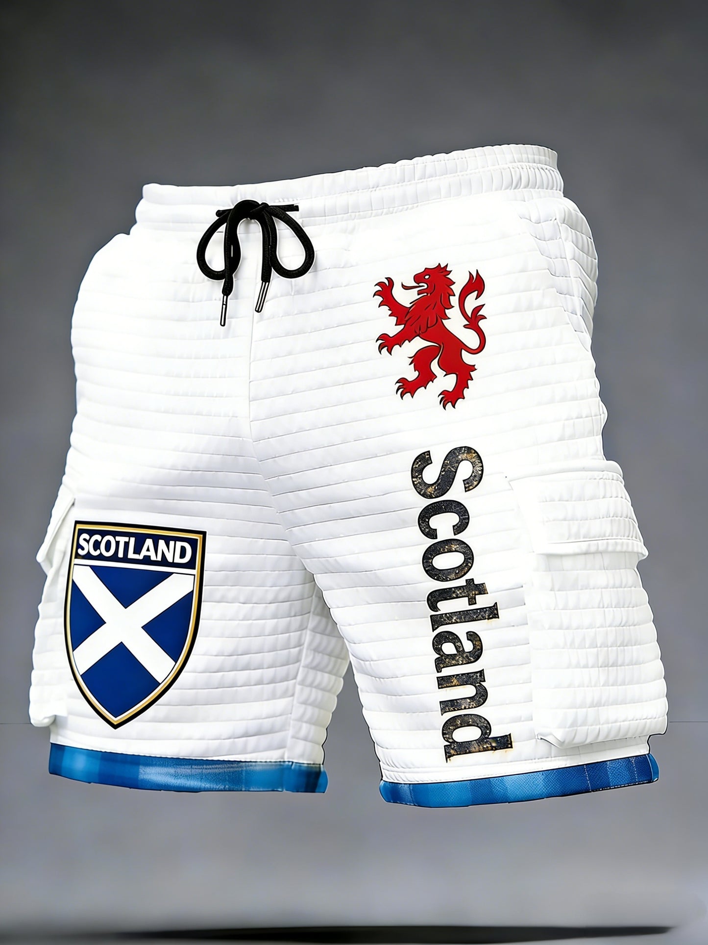 Men's Scotland We'll Be Coming 2026 Rugby Lover Plaid Shorts