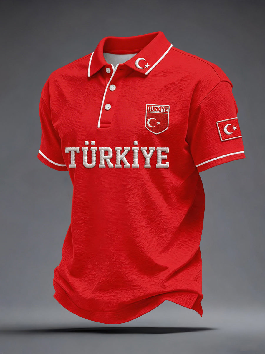 Men's Turkish Football Polo Shirt