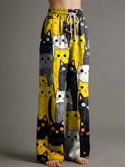 Women's Animal Art Print Trousers
