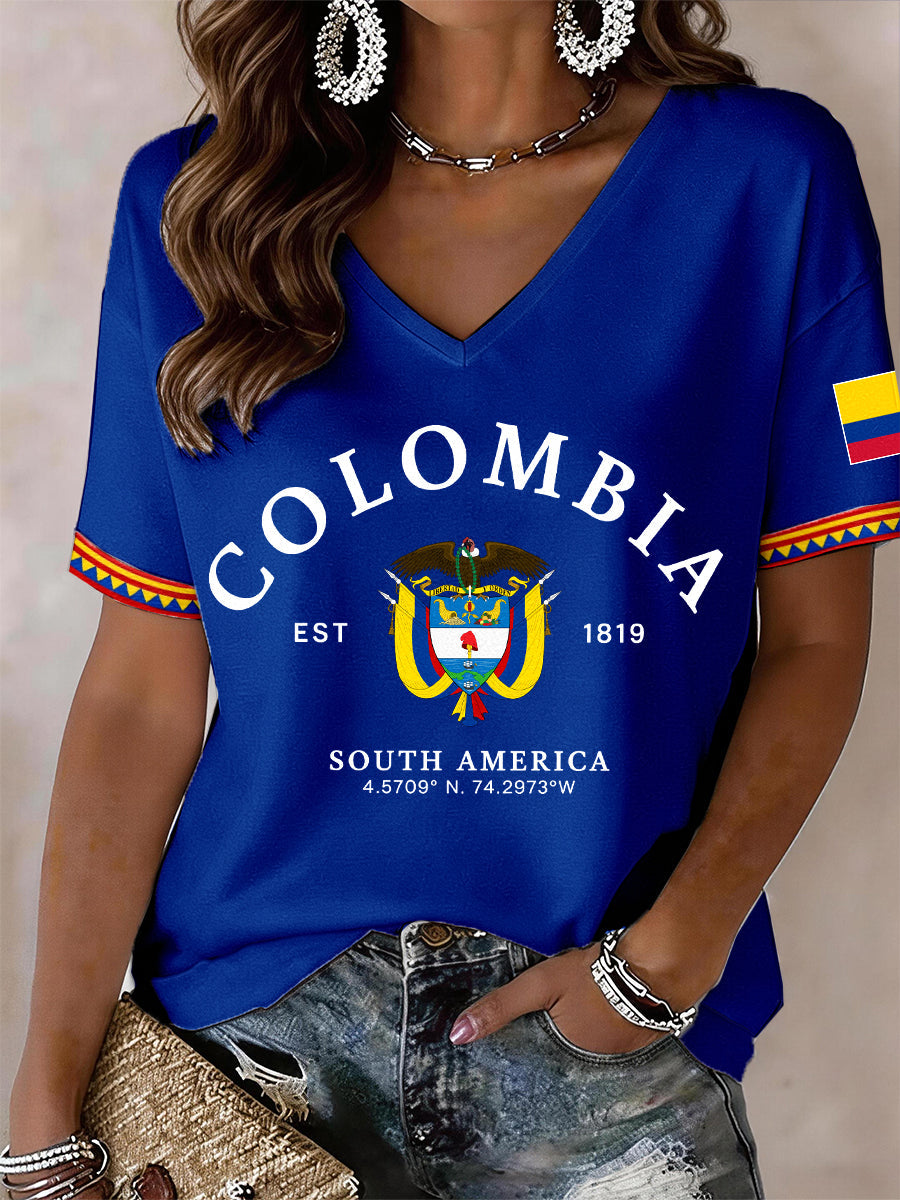 Women's Colombia V-Neck T-Shirt