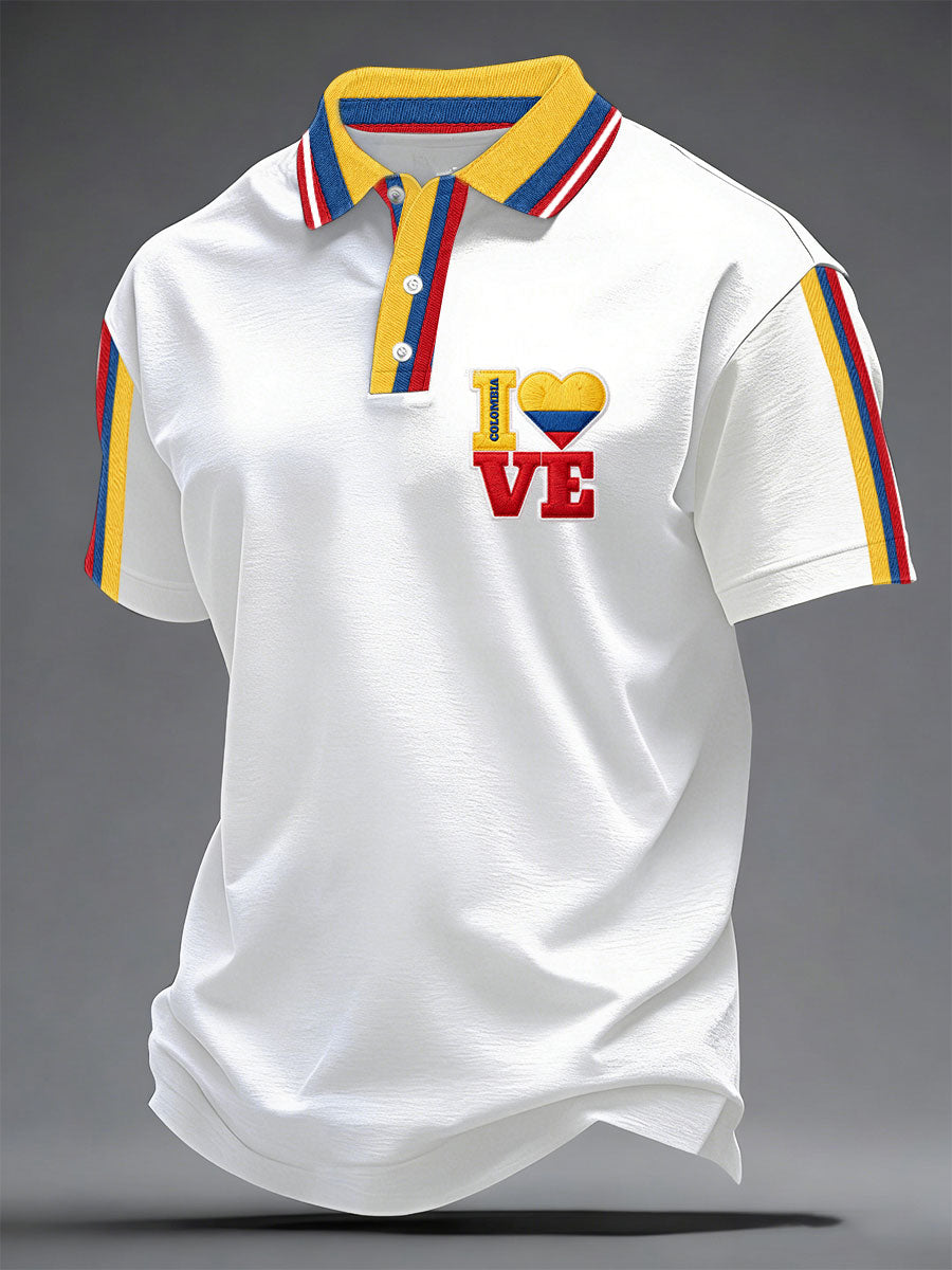 Men's Colombian Football Casual T-shirts