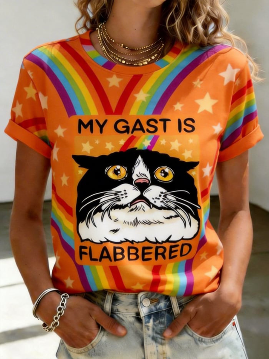 Women's My Gast IS Flabbered Short-sleeved T-shirt