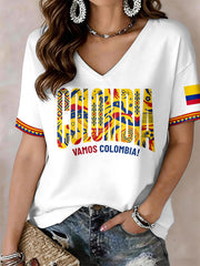 Women's Colombia V-Neck T-Shirt