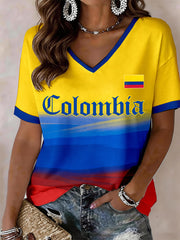 Women's Colombia V-Neck T-Shirt