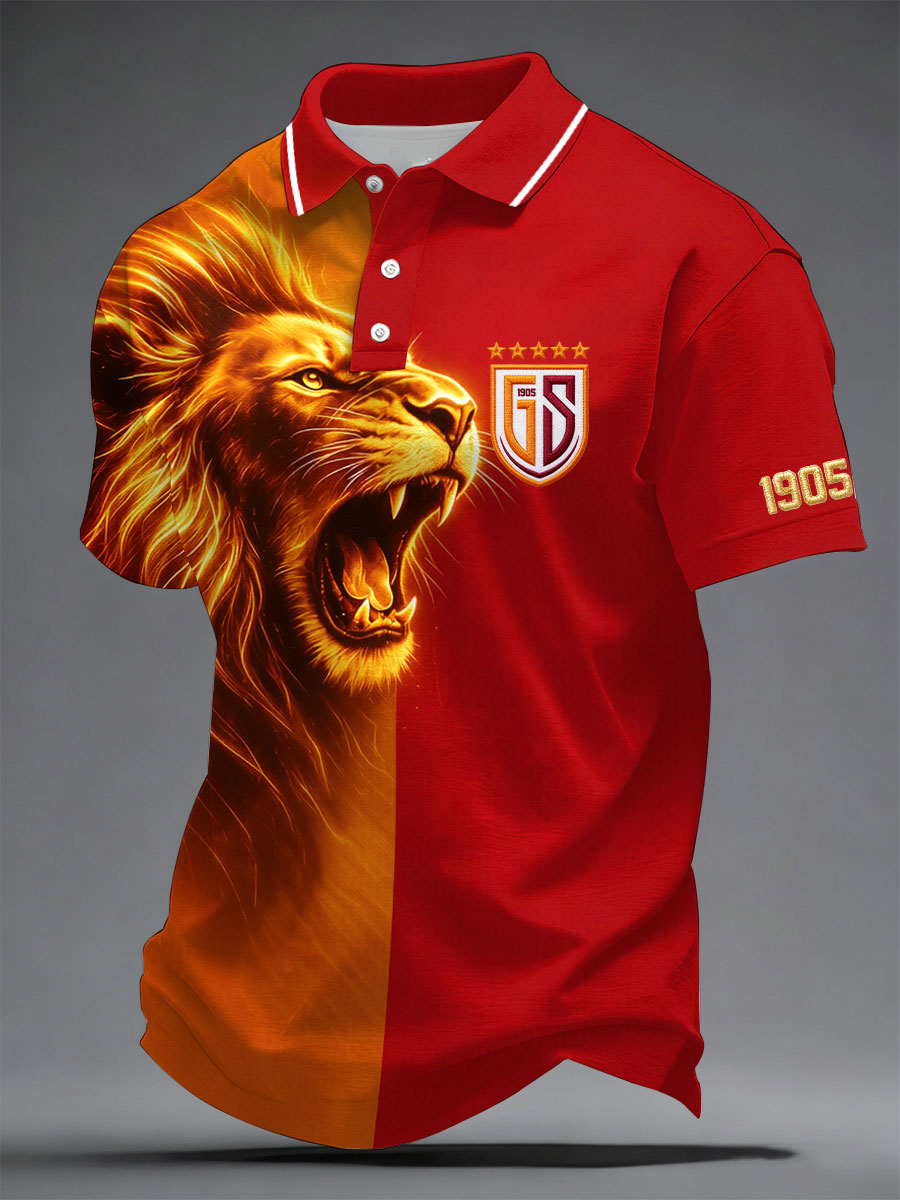 Men's Turkey Football Print Casual T-Shirt