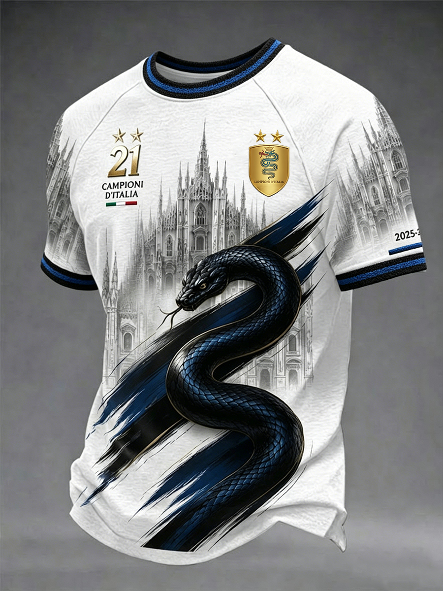 Men's Campioni D'Italia 2025-26 Short Sleeve T-shirt