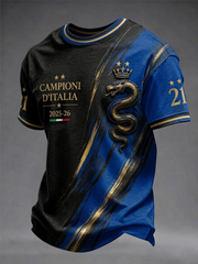 Men's Campioni D'Italia 2025-26 Short Sleeves T-shirt