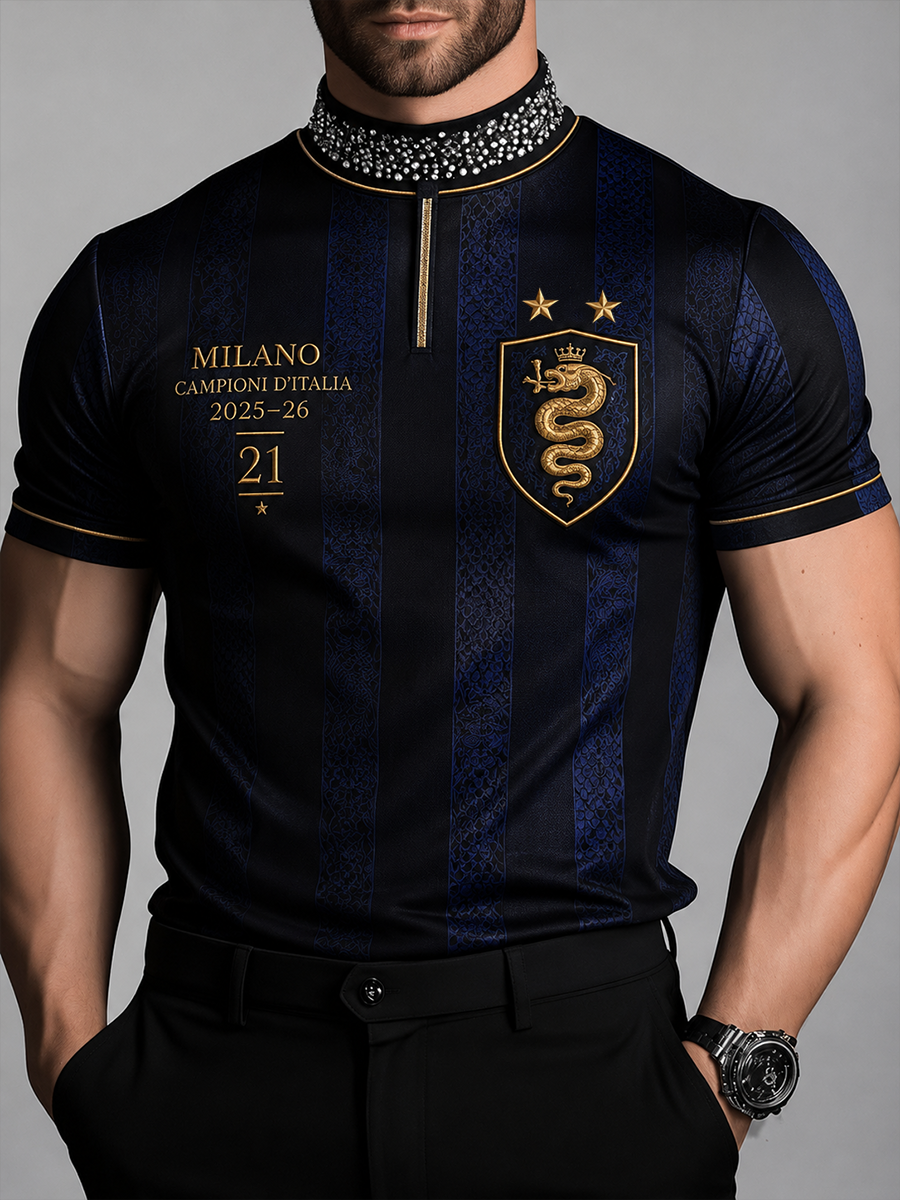 Men's 2025-26 Campioni D'Italia Short sleeves t-shirt