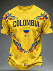 Colombian football unisex casual T-shirt