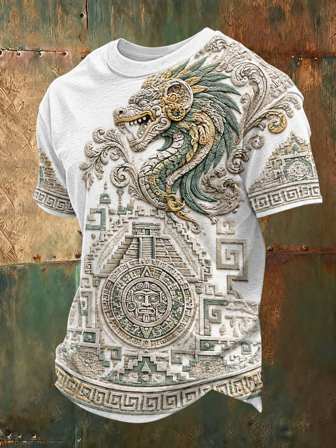 Mexican Aztec Totem Art Print T-Shirt