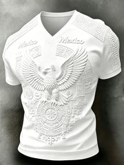 Men's Mexican Aztec Totem Art Print T-Shirt