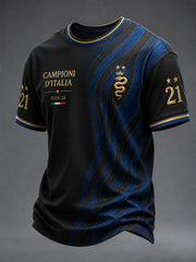 Men's 2025-26 Campioni D'Italia Short Sleeves T-shirt