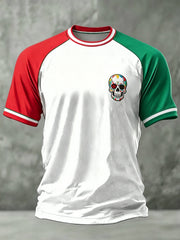Men's Mexican Pumas Soccer Fan Art Print T-Shirt