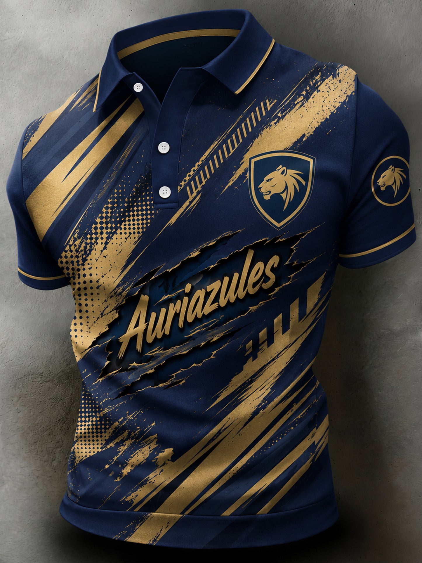 Men's Club Universidad Nacional (Pumas) Fan Art Print Polo Set