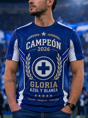 Men's 2026 Campeones Print Casual T-shirt