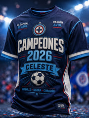Men's 2026 Campeones Print Casual T-shirt