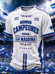 Men's 2026 Campeones Print Casual T-shirt