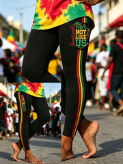 Women's Juneteenth They Not Like Us Since 1865 Print Casual Bottoms