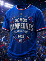 Men's 2026 Campeones Print Casual T-shirt
