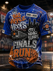 Men's Classic Basketball Fan Graphic T-shirt