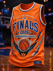 Men's Classic Basketball Fan Graphic Print Vest Top