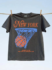 Men's Classic Basketball Fan Graphic T-shirt