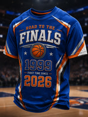 Men's Classic Basketball Fan Graphic T-shirt