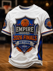 Men's Classic Basketball Fan Graphic T-shirt