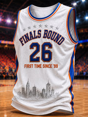Men's Classic Basketball Fan Graphic Print Vest Top