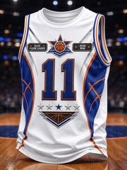 Men's Classic Basketball Fan Graphic Print Tank Top