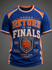 Men's Classic Basketball Fan Graphic T-shirt