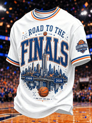 Men's Gift For Basketball Fans Print Casual Tee