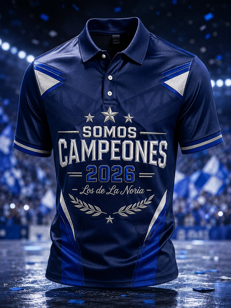 Men's 2026 Campeones Print Casual Shirt