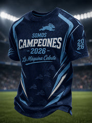 Men's 2026 Campeones Print Waffle T-Shirt