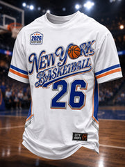 Men's Classic Basketball Fan Graphic T-shirt