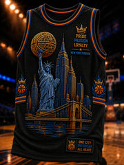 Men's Classic Basketball Fan Graphic Print Vest Top