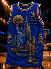 Men's Classic Basketball Fan Graphic Print Vest Top