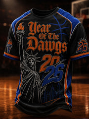 Men's Classic Basketball Fan Graphic T-shirt