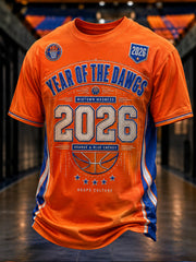 Men's Classic Basketball Fan Graphic T-shirt