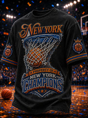 Men's Classic Basketball Fan Graphic Short Sleeve T-shirt