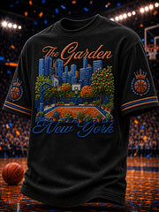 Men's Classic Basketball Fan Graphic Short Sleeve T-shirt