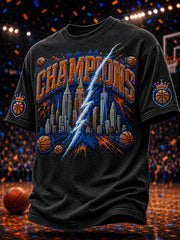 Men's Classic Basketball Fan Graphic Short Sleeve T-shirt