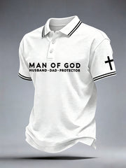Men's Man of God Polo Shirt