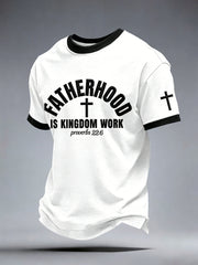 Men's Fatherhood Is Kingdom Work T-Shirt