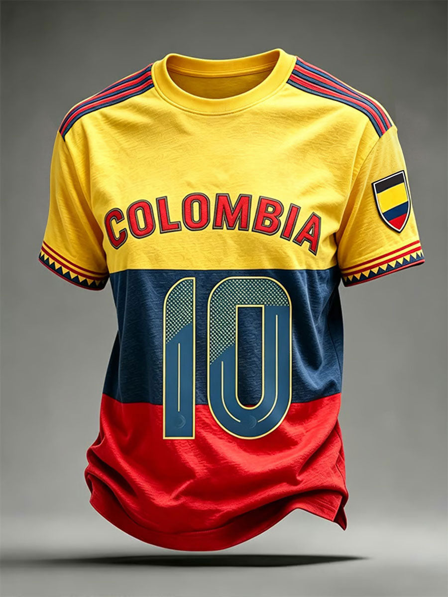 Colombia Football 2026 Casual Unisex T-Shirt