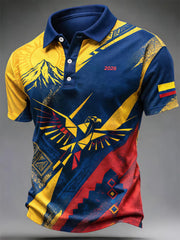 Colombia Football 2026 Casual Unisex polo shirt