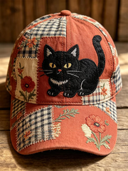 Unisex Cute Cat Print Hat