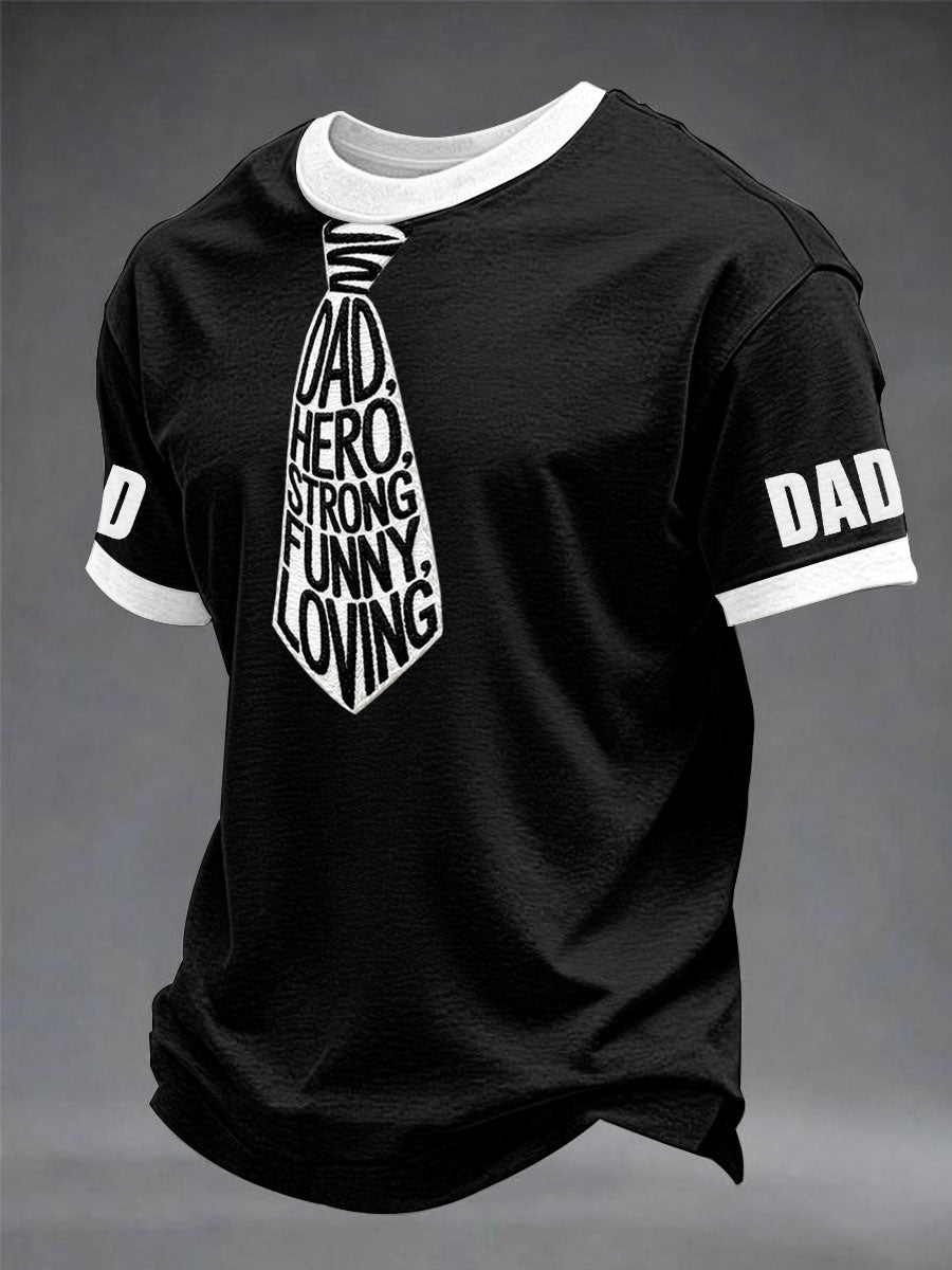 Men's Father's Day Fun Casual Unisex T-shirt