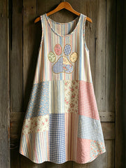 Women's Animal Art Printed Sleeveless Dress